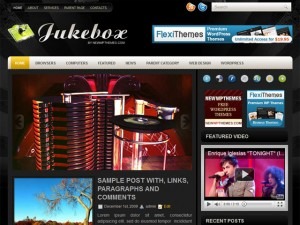 Jukebox WordPress theme