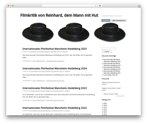 Skeleton Plus, Version RD WordPress theme - filmkritik.biz