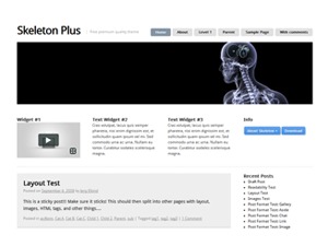 Skeleton Plus, Version RD WP theme by Jeny Elkind