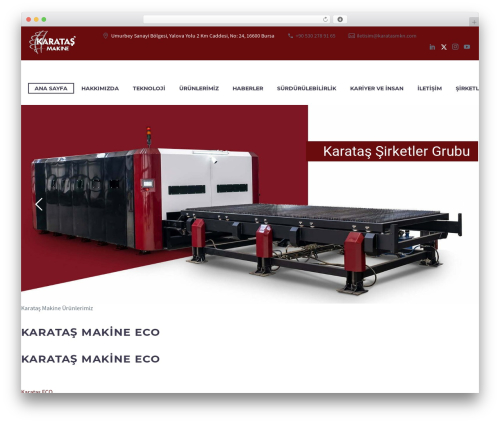Thegem elements elementor WordPress plugin - karatasmakine.com.tr