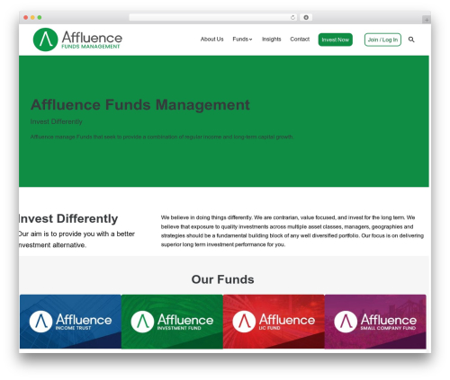 Tri Theme WordPress theme - affluencefunds.com.au