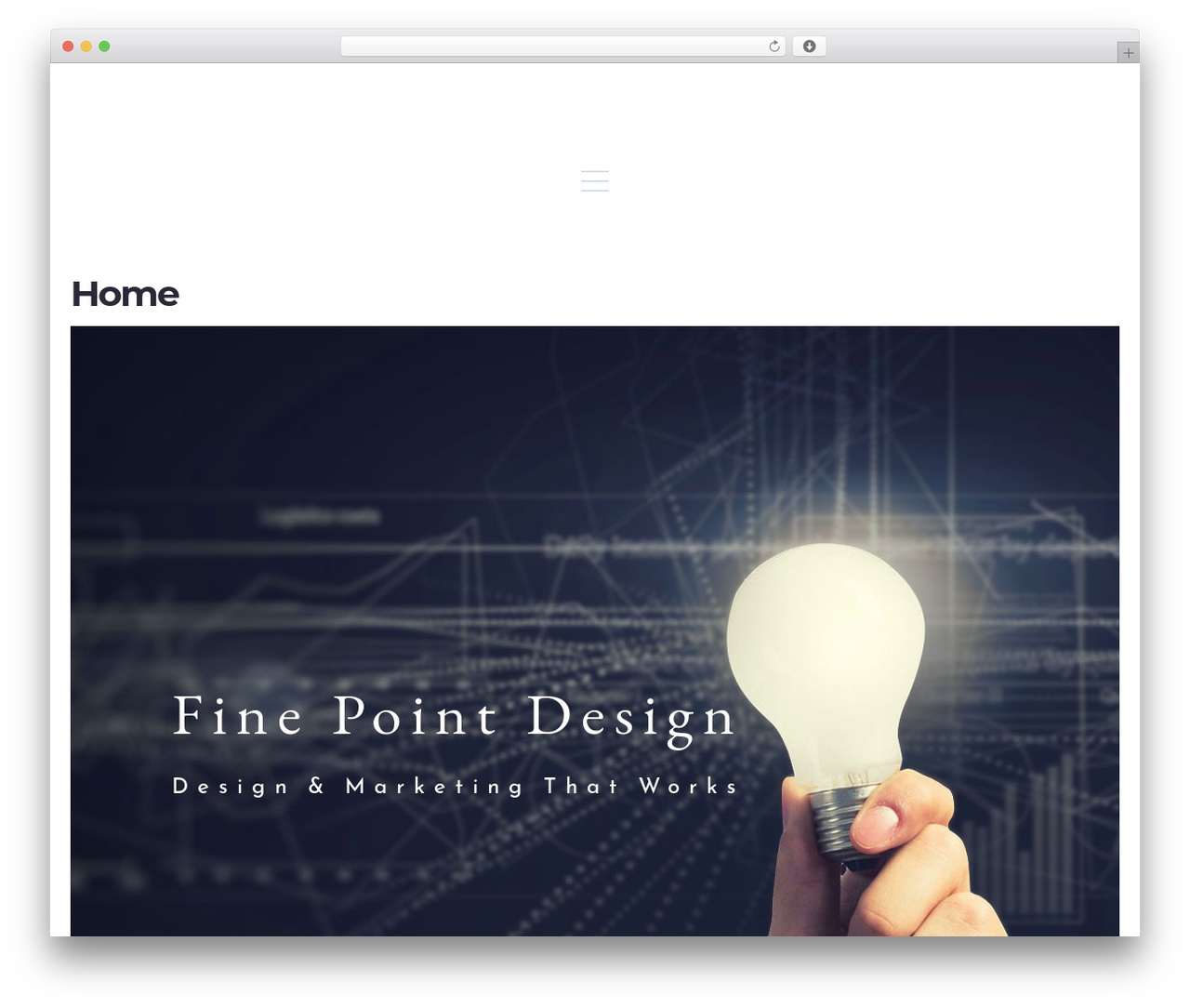 WordPress theme Architekt - finepointdesign.com