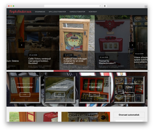WordPress theme Armonioso - foghandersen.com