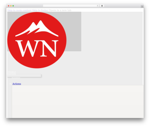 WordPress theme Bricks - wnature.org