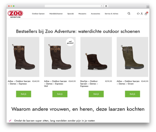 Woocommerce profitmetrics WordPress plugin - zooadventure.nl