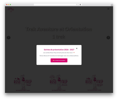 Argenta WordPress theme - trekrosetrip.ch