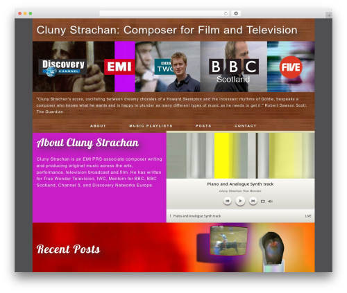 CloudPress Blank WP theme - clunystrachan.com