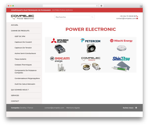 compelec WordPress theme - compelec.fr