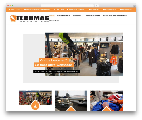 Divi theme WordPress - techmaghaaksbergen.nl
