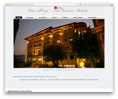 Flash mp3 player WordPress plugin - casasangiovanni.it