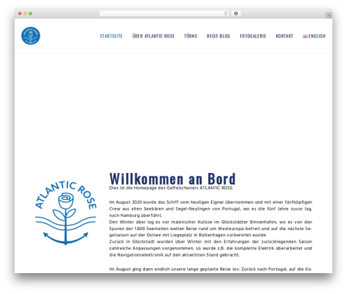 sailfish theme WordPress - atlantic-rose.com