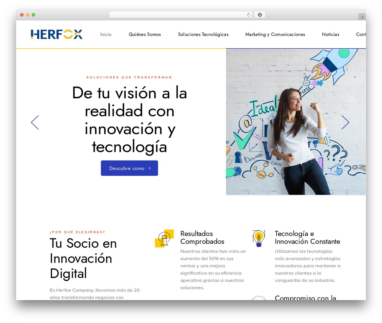 Theme WordPress MultiOffice - herfox.com