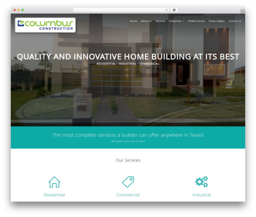 Theme WordPress Reales WP - columbusconstructiontx.com