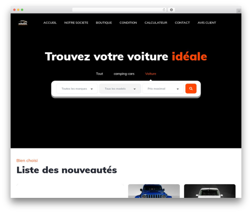 Vehica premium WordPress theme - general-automobile.com