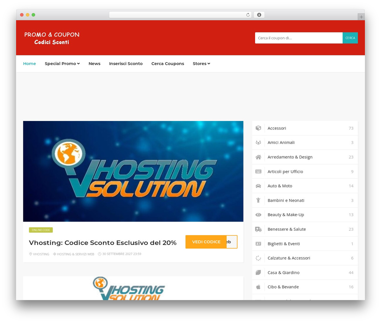 WordPress theme Couponis - codicisconti.eu WordPress theme Couponis - codicisconti.eu