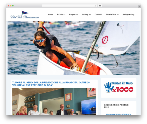 WordPress theme Responsive - clubvelaportocivitanova.com
