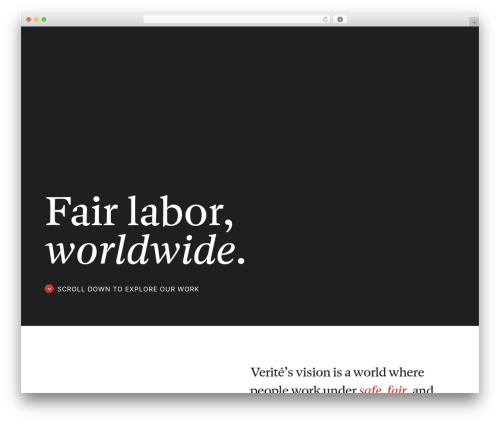 WordPress theme Verite - verite.org WordPress theme Verite - verite.org