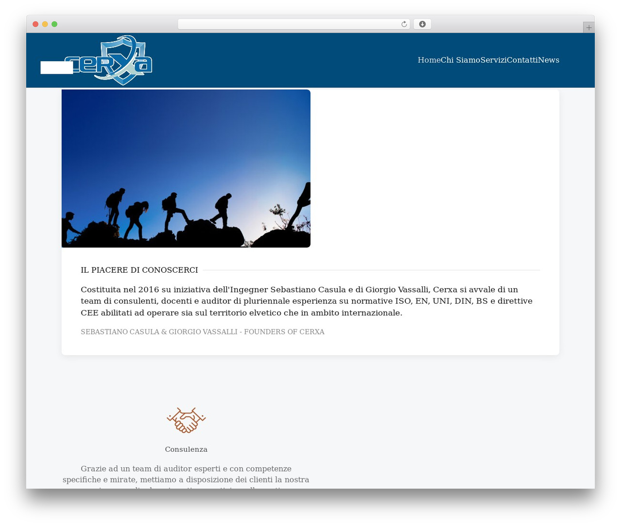 WordPress website theme Nova - cerxa.ch