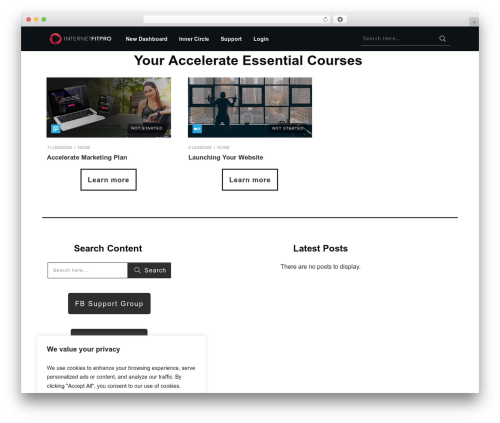 Wpep WordPress plugin - innercircle.internetfitpro.com