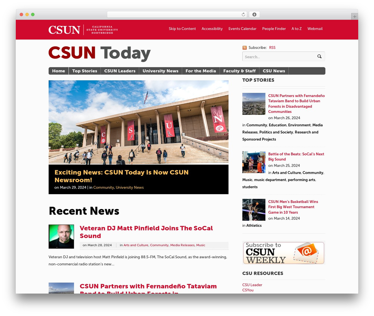 Currents WordPress theme - csuntoday.csun.edu Currents WordPress theme - csuntoday.csun.edu