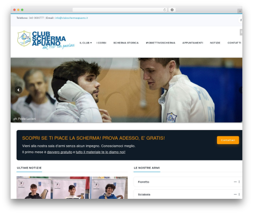 ER-Leaf WordPress theme - clubschermaapuano.it