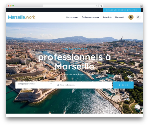 Fioxen theme WordPress - marseille.work