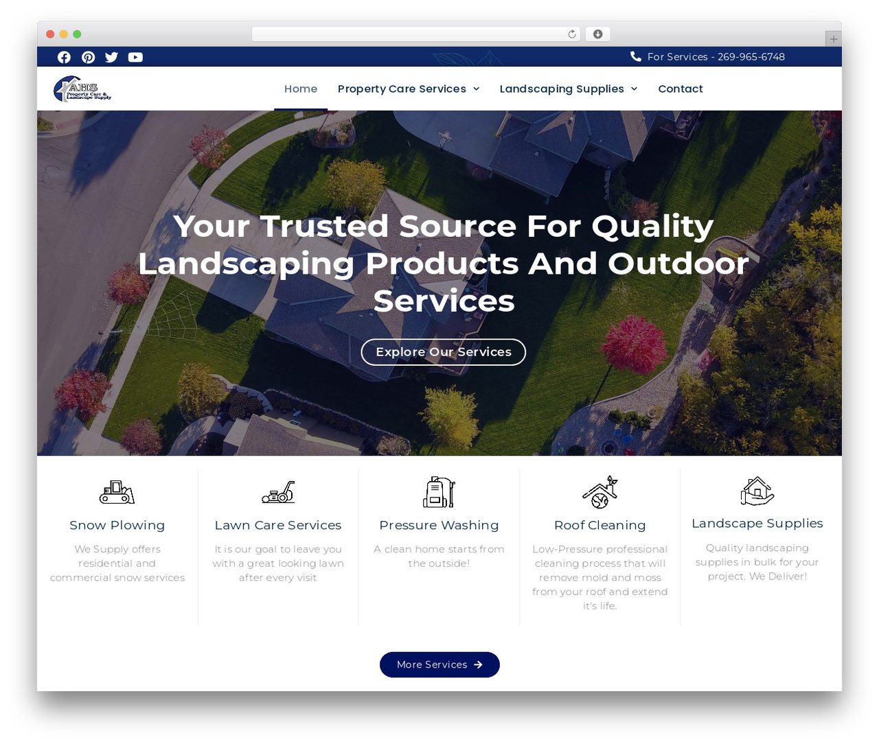 Hello Elementor WordPress theme - ahspropertycare.com