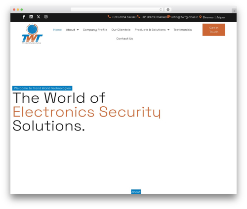 Sectox theme WordPress - twtglobal.in