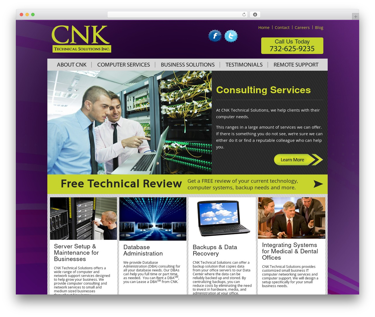 Theme WordPress CNK - cnktechnicalsolutions.com