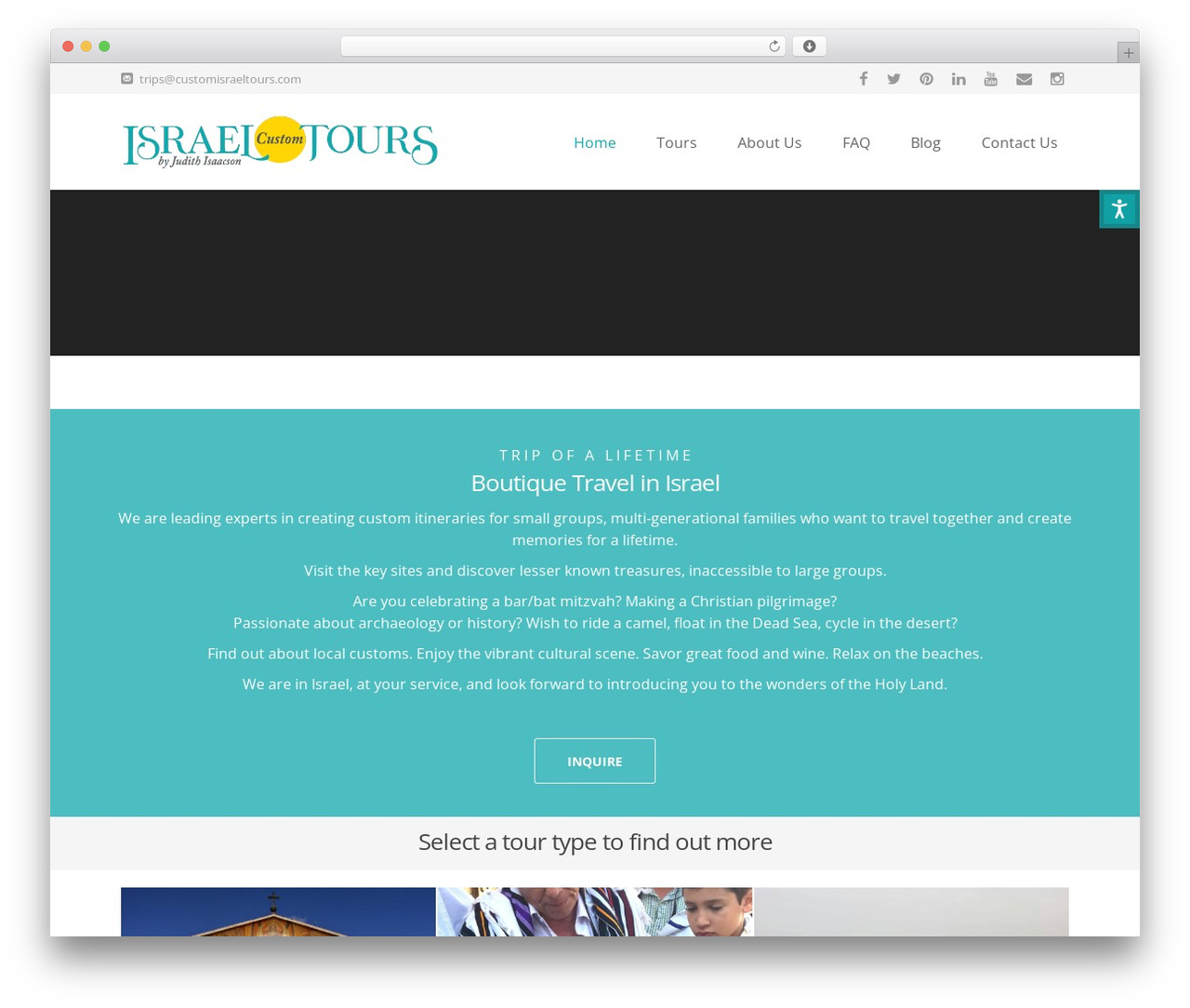Tower WordPress theme - customisraeltours.com Tower WordPress theme - customisraeltours.com