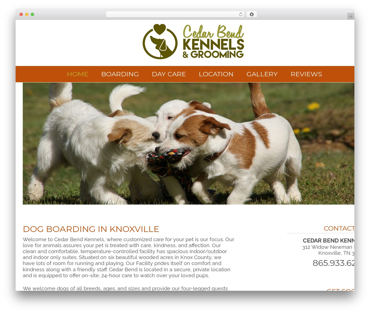 WordPress theme Bookmarkit - cedarbendkennels.com