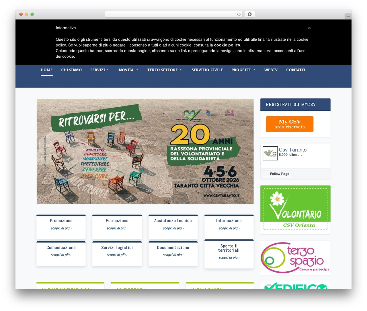 WordPress theme Extra - csvtaranto.it