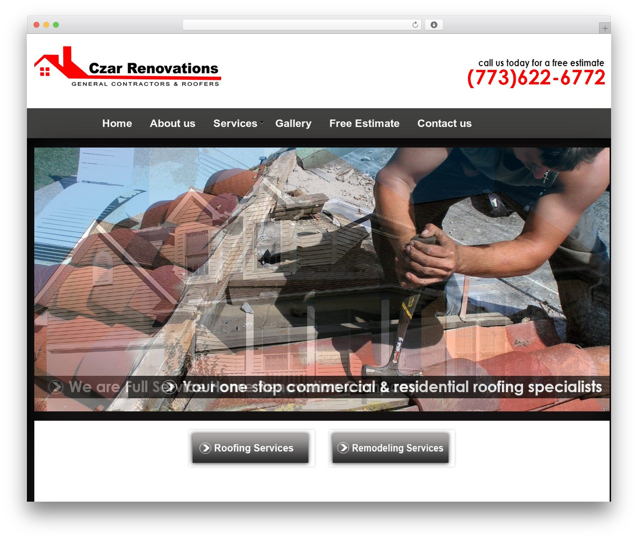 WordPress theme Ultimatum - czarrenovations.com