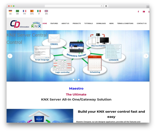 Best WordPress theme Flatco - cdinnovation.com