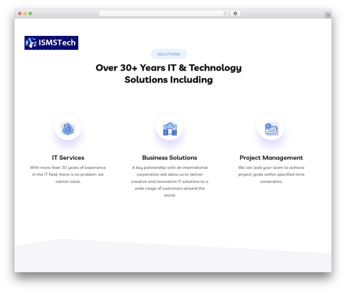 Braintech WordPress theme - ismstech.com