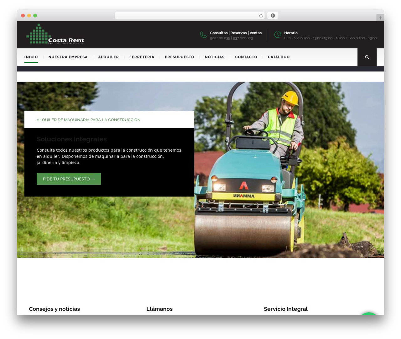 BuildMe WordPress theme - costarent.es BuildMe WordPress theme - costarent.es