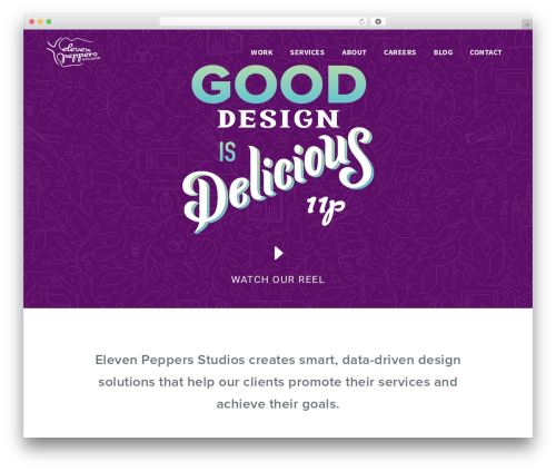 Cortex top WordPress theme - elevenpeppers.com