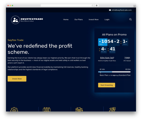 Cryptop theme WordPress - swyftextrade.com
