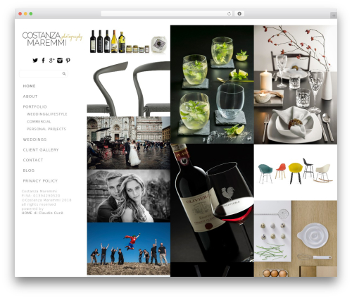 Side Box Responsive WordPress Theme WordPress theme - costanzamaremmi.com
