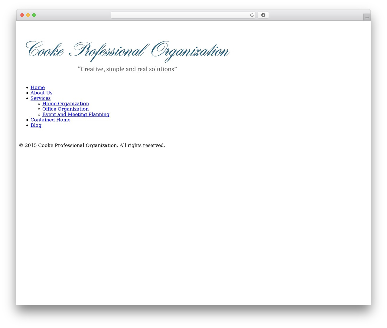 Simple & Elegant WordPress theme - cookeorganization.com Simple & Elegant WordPress theme - cookeorganization.com