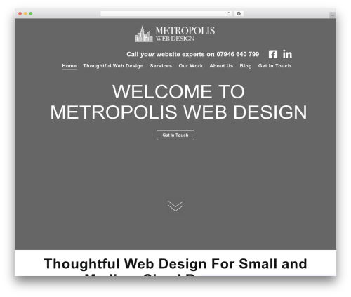Consent WordPress plugin - metropoliswebdesign.co.uk
