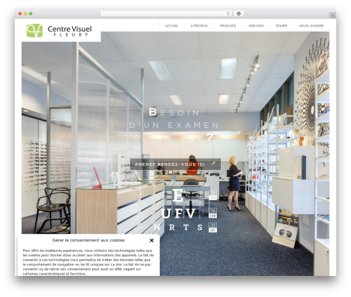 Theme WordPress Fleury - centrevisuelfleury.com