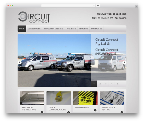 theme1610 WordPress theme design - circuitconnect.com.au