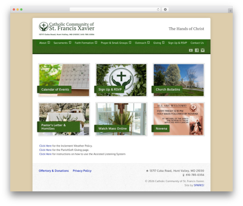 WordPress theme Risen - ccsfx.org
