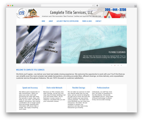 WordPress theme Zenon Lite - completetitleservices.net