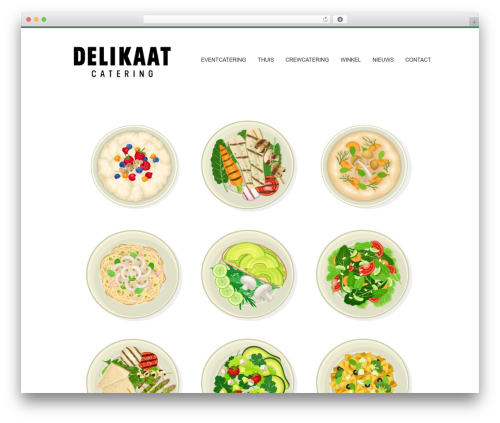 WordPress website theme BBQ - delikaatrotterdam.nl