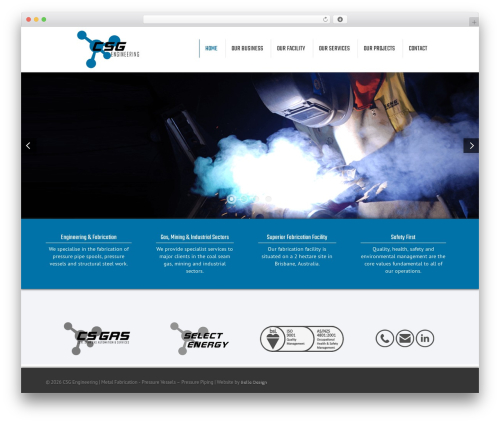 WP theme CSG Engineering - csgengineering.com.au