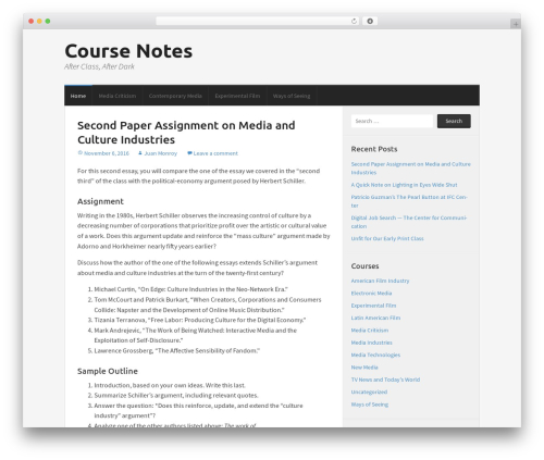 Morphic WordPress theme - courses.juanmonroy.com