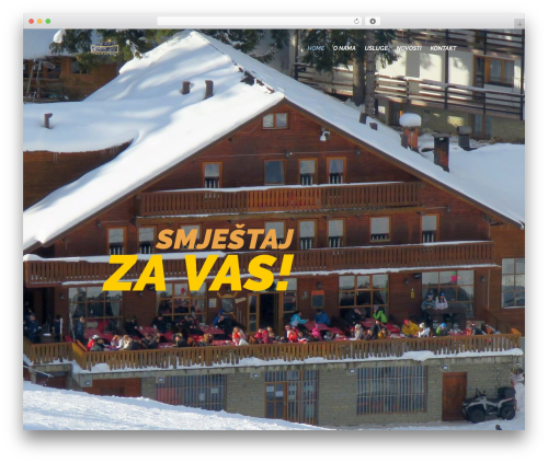 SnowMountain WordPress website theme - pansionvlasicski.ba