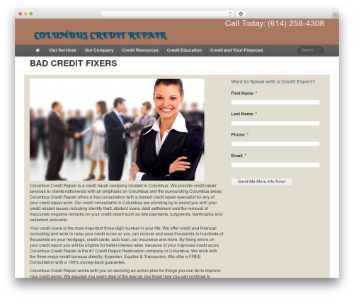 Theme WordPress Advantage - columbuscreditrepair.info